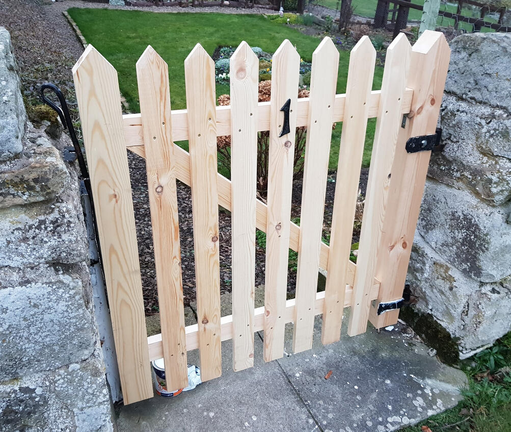 Bespoke timber gate