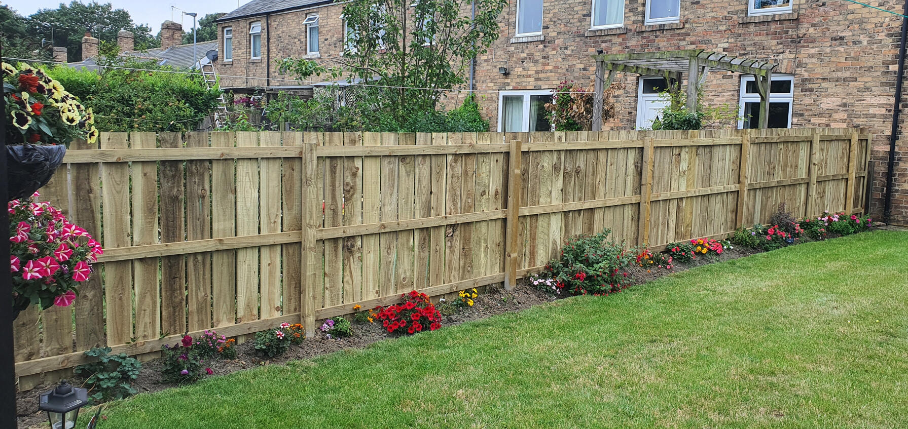 Timber fencing